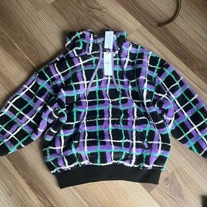 UGG Loyra Sherpa Hoodie Women's Size Small never worn with tag still attached.